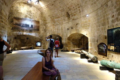 heraklion forteresse koules  l'interieur